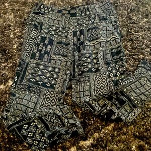 Pattern Linen styled  Pants